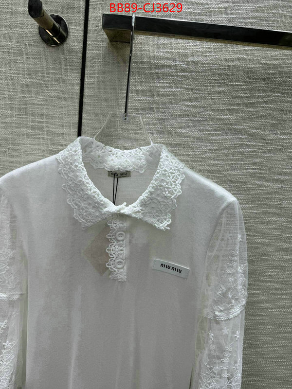 Clothing-MIU MIU best wholesale replica ID: CJ3629 $: 89USD