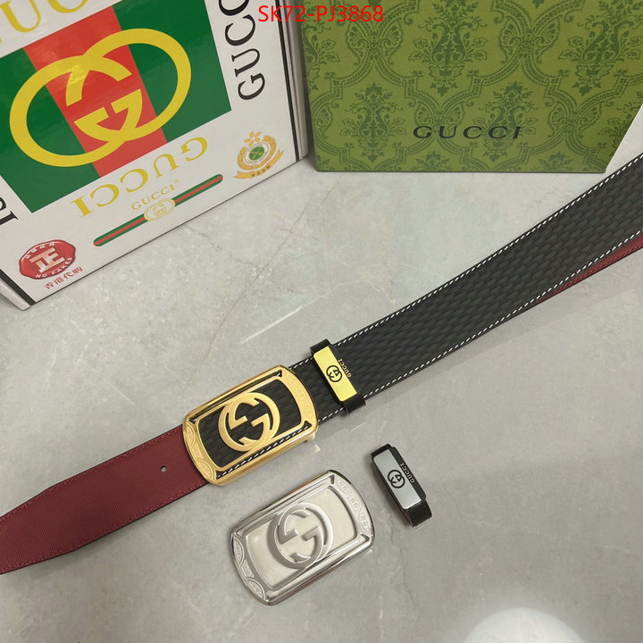 Belts-Gucci replica 1:1 high quality ID: PJ3868 $: 72USD