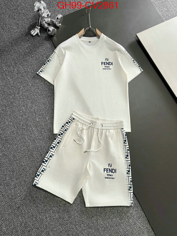 Clothing-Fendi brand designer replica ID: CV2861 $: 99USD