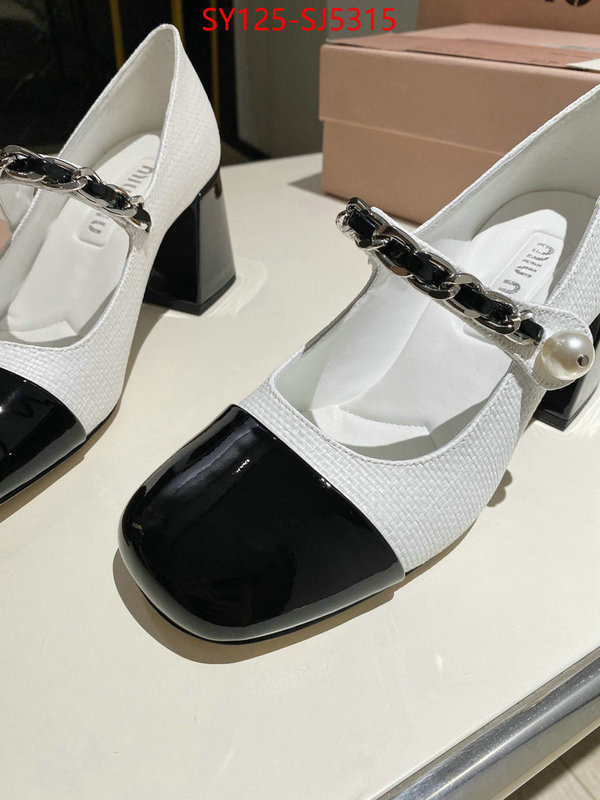 Women Shoes-Miu Miu luxury fake ID: SJ5315 $: 125USD