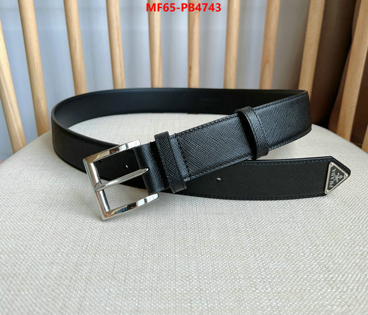 Belts-Prada luxury ID: PB4743 $: 65USD