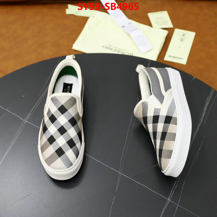 Women Shoes-Burberry customize best quality replica ID: SB4965 $: 99USD