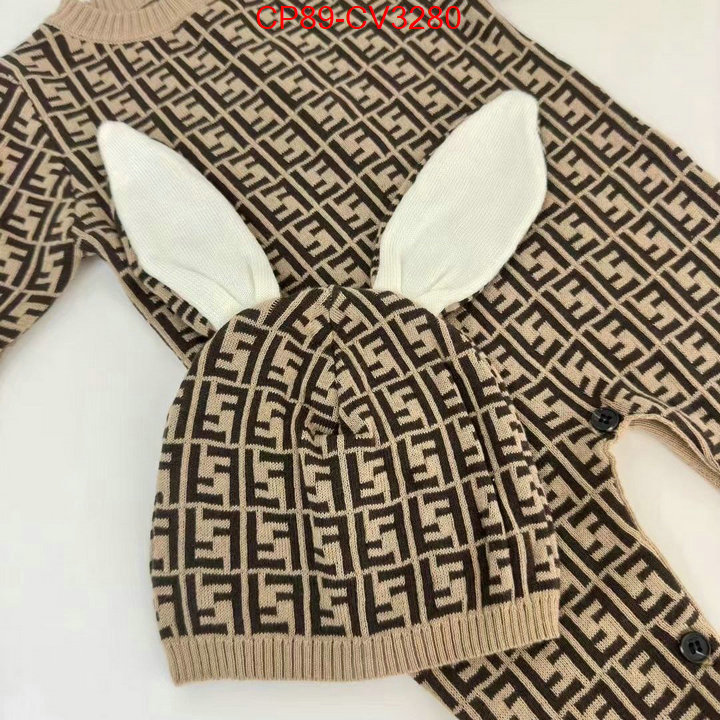 Kids clothing-Fendi outlet 1:1 replica ID: CV3280 $: 89USD