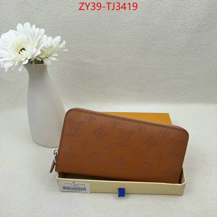 LV Bags(4A)-Wallet luxury fashion replica designers ID: TJ3419 $: 39USD,