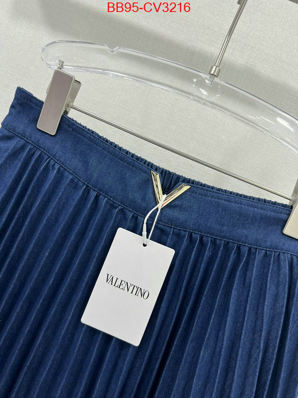 Clothing-Valentino wholesale designer shop ID: CV3216 $: 95USD