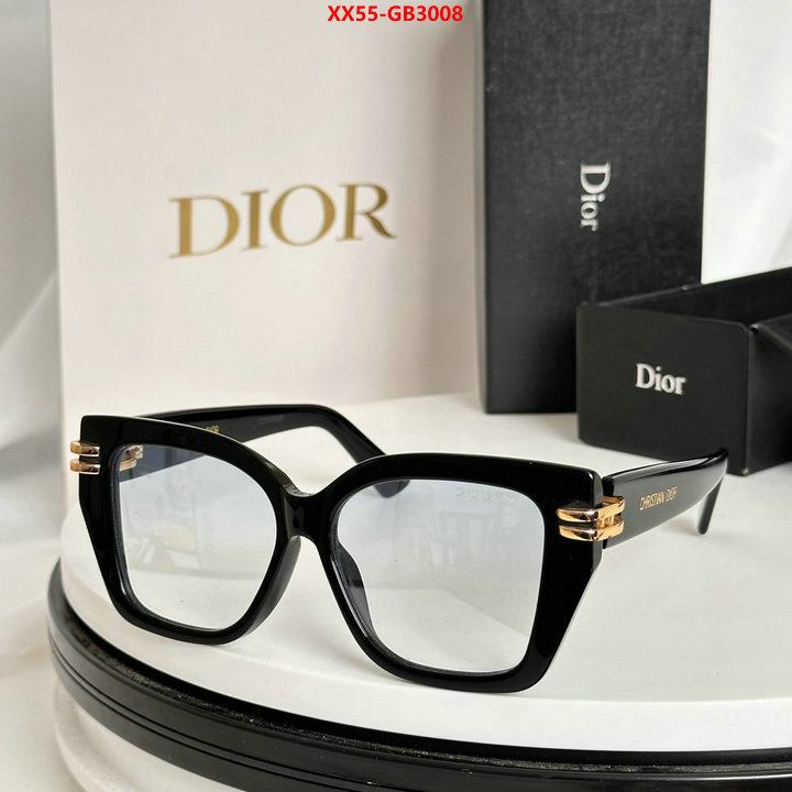 Glasses-Dior top quality designer replica ID: GB3008 $: 55USD