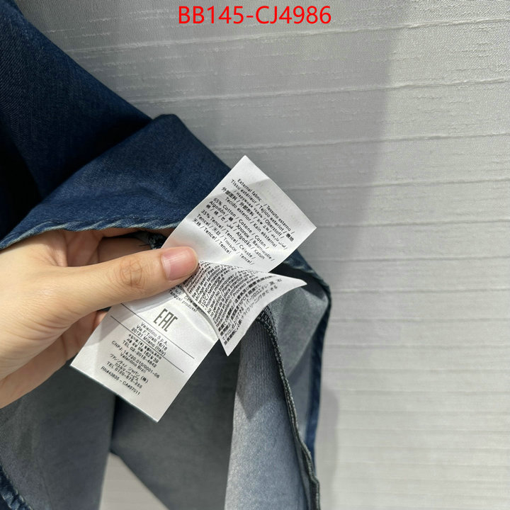 Clothing-Valentino best quality fake ID: CJ4986 $: 145USD