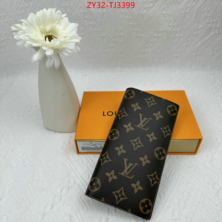 LV Bags(4A)-Wallet what's the best to buy replica ID: TJ3399 $: 32USD,