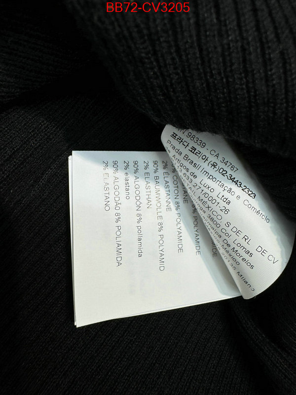 Clothing-Prada shop designer replica ID: CV3205 $: 72USD