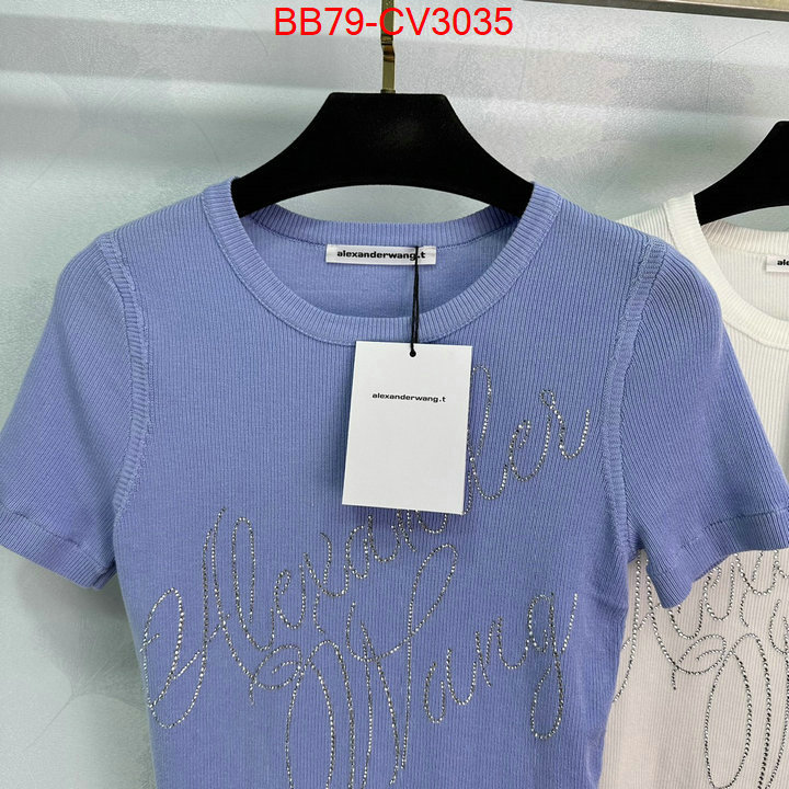 Clothing-Alexander Wang 2024 luxury replicas ID: CV3035 $: 79USD