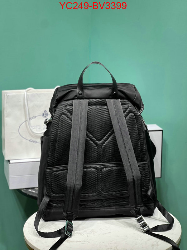 Prada Bags(TOP)-Backpack- buy 1:1 ID: BV3399 $: 249USD,