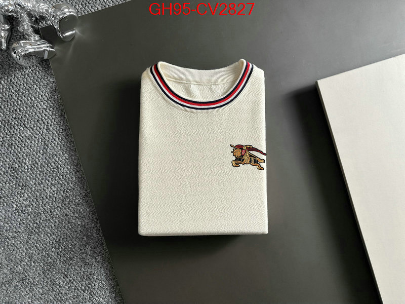 Clothing-Burberry designer fake ID: CV2827 $: 95USD
