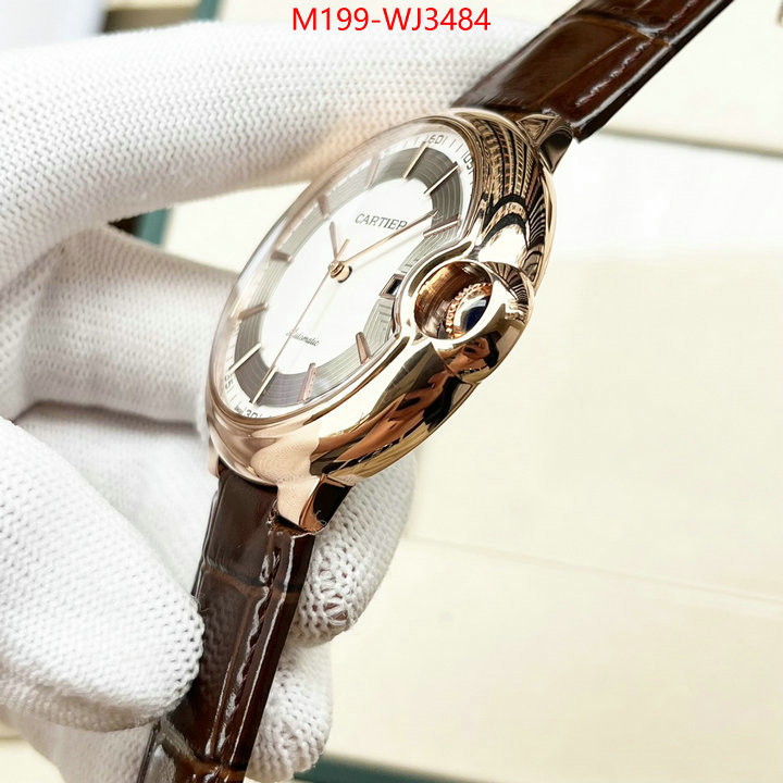 Watch(TOP)-Cartier luxury fake ID: WJ3484 $: 199USD
