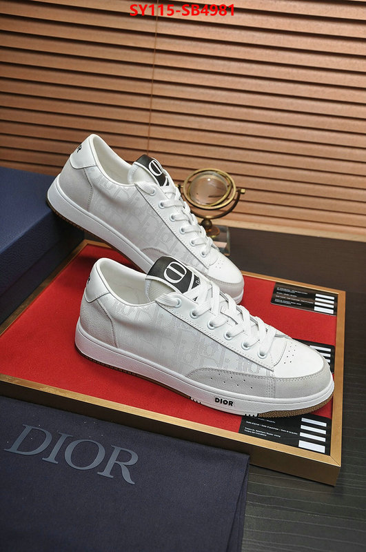 Men shoes-Dior designer 1:1 replica ID: SB4981 $: 115USD