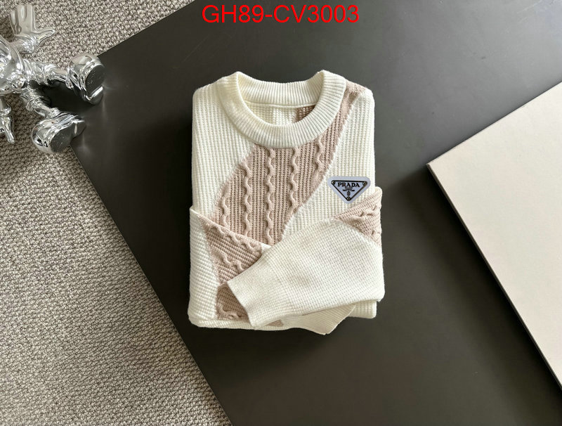 Clothing-Prada how quality ID: CV3003 $: 89USD