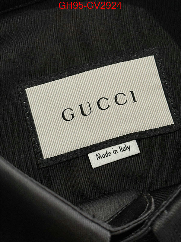 Clothing-Gucci practical and versatile replica designer ID: CV2924 $: 95USD