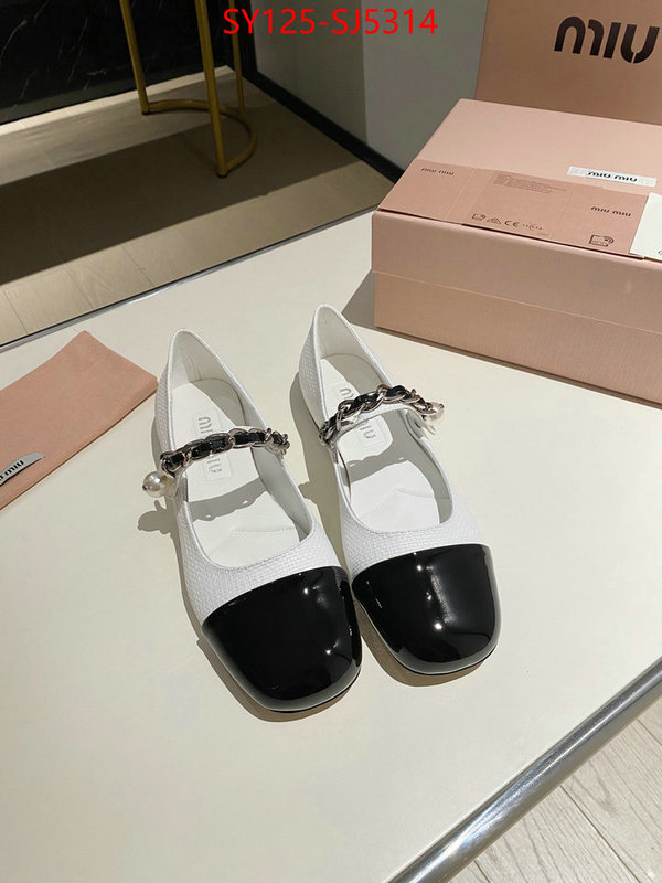 Women Shoes-Miu Miu unsurpassed quality ID: SJ5314 $: 125USD