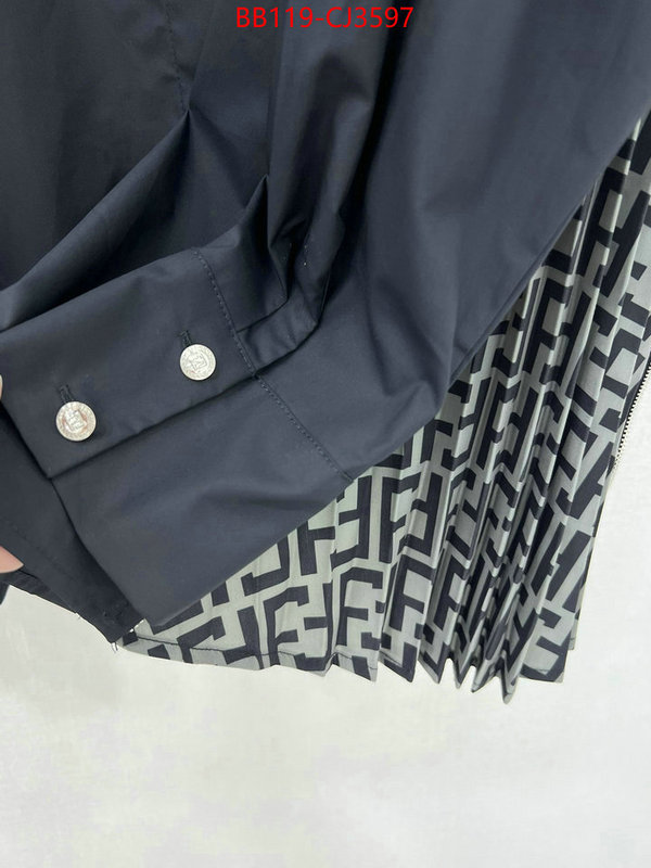 Clothing-Fendi online from china ID: CJ3597 $: 119USD