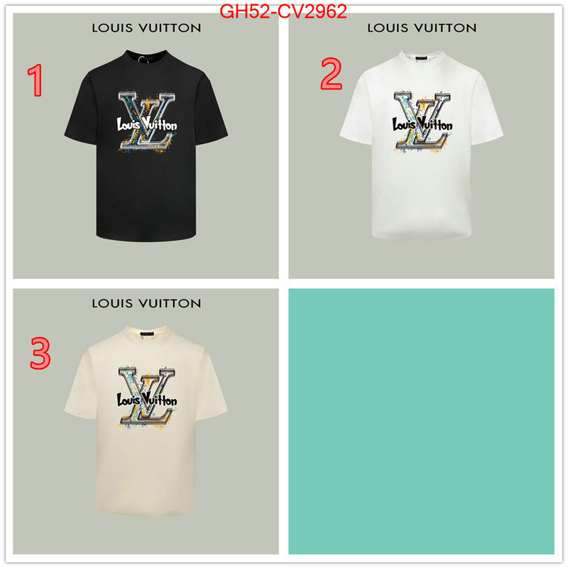 Clothing-LV designer 1:1 replica ID: CV2962 $: 52USD