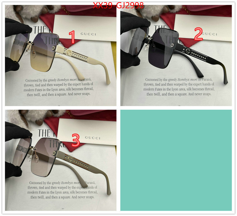 Glasses-Gucci replica aaaaa designer ID: GJ2998 $: 39USD