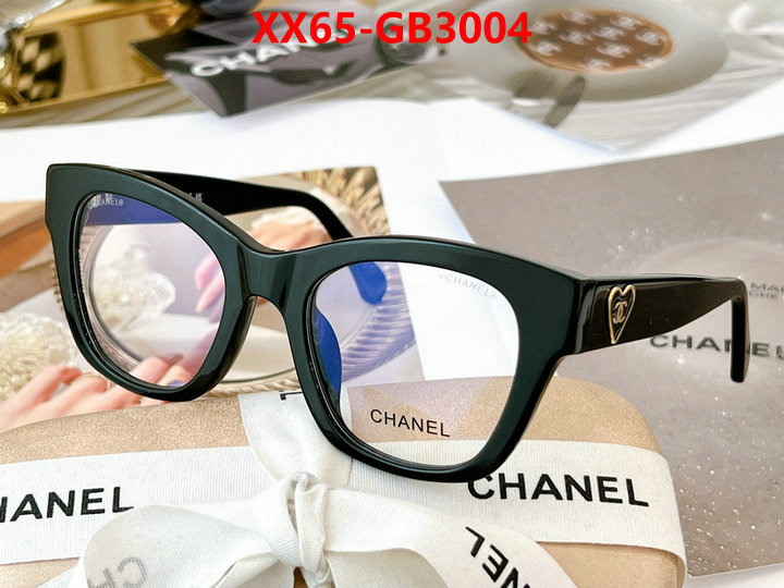 Glasses-Chanel how quality ID: GB3004 $: 65USD