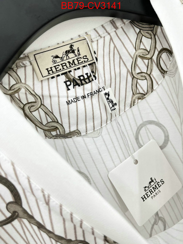 Clothing-Hermes wholesale replica ID: CV3141 $: 79USD