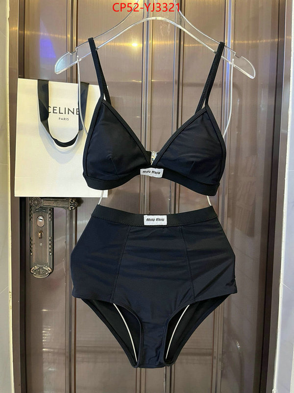 Swimsuit-Miu Miu luxury fake ID: YJ3321 $: 52USD