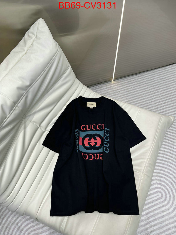 Clothing-Gucci shop the best high authentic quality replica ID: CV3131 $: 69USD