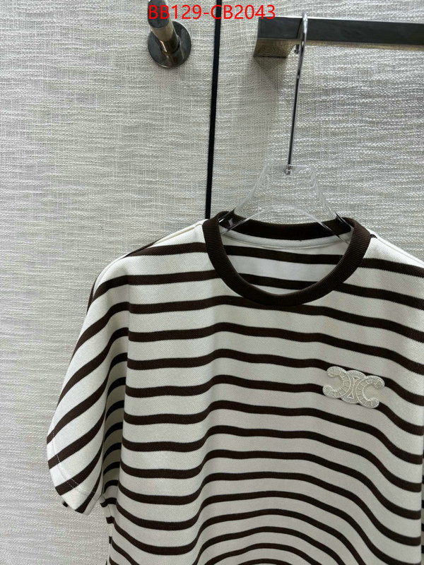 Clothing-Celine best knockoff ID: CB2043 $: 129USD
