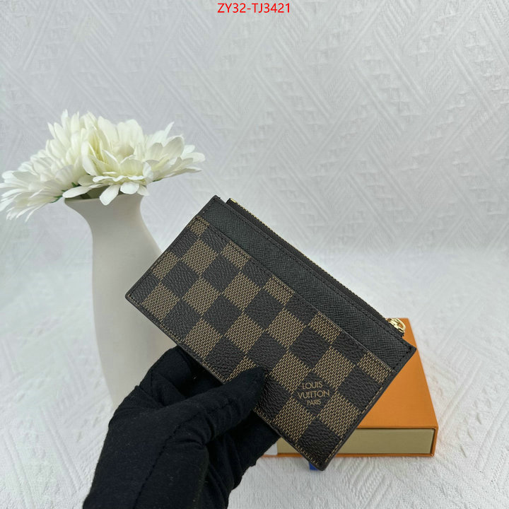 LV Bags(4A)-Wallet replica sale online ID: TJ3421 $: 32USD,