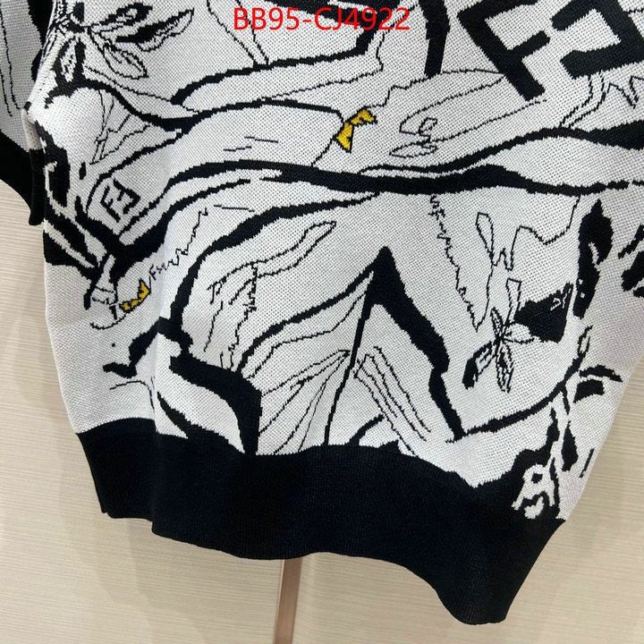 Clothing-Fendi online from china ID: CJ4922 $: 95USD