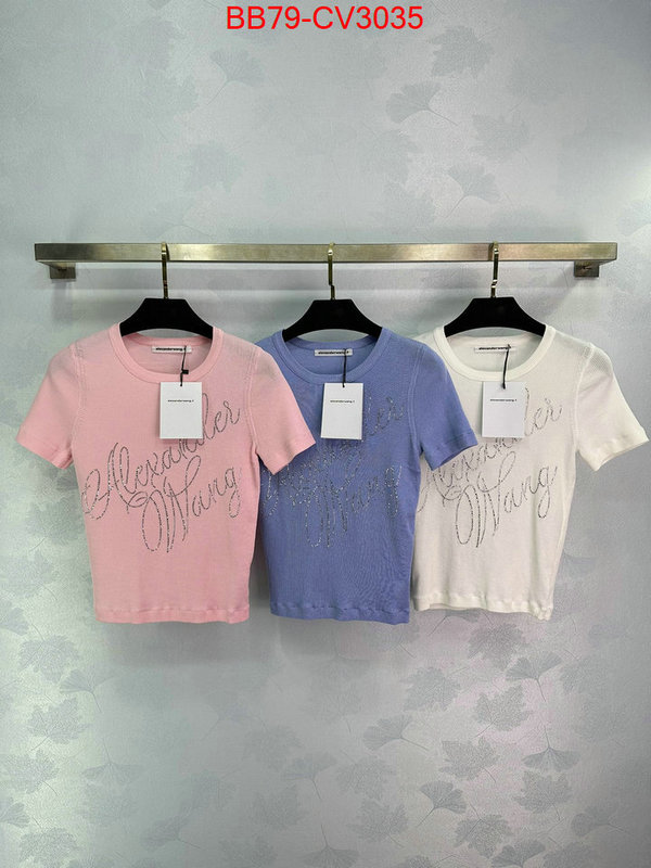 Clothing-Alexander Wang 2024 luxury replicas ID: CV3035 $: 79USD