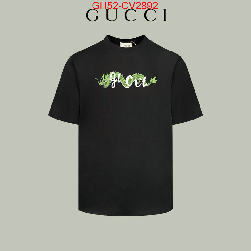 Clothing-Gucci aaaaa quality replica ID: CV2892 $: 52USD