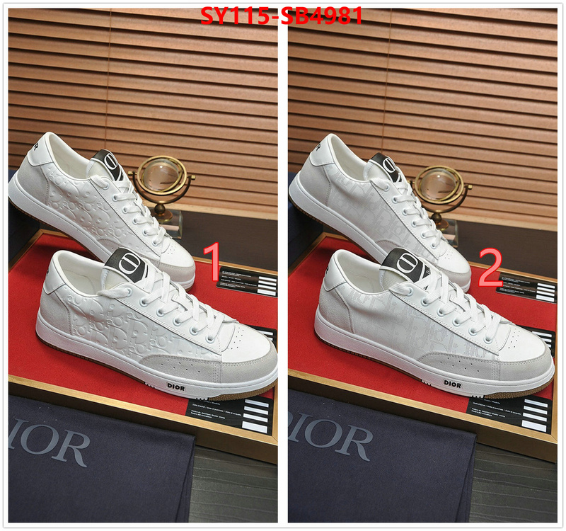 Men shoes-Dior designer 1:1 replica ID: SB4981 $: 115USD