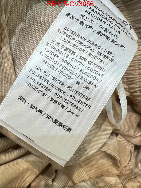 Clothing-Burberry what's the best place to buy replica ID: CV3058 $: 115USD