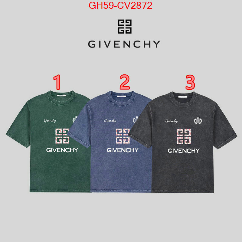 Clothing-Givenchy luxury cheap ID: CV2872 $: 59USD