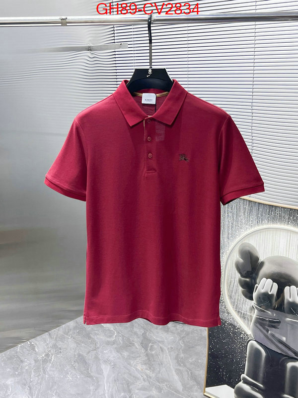 Clothing-Burberry designer replica ID: CV2834 $: 89USD