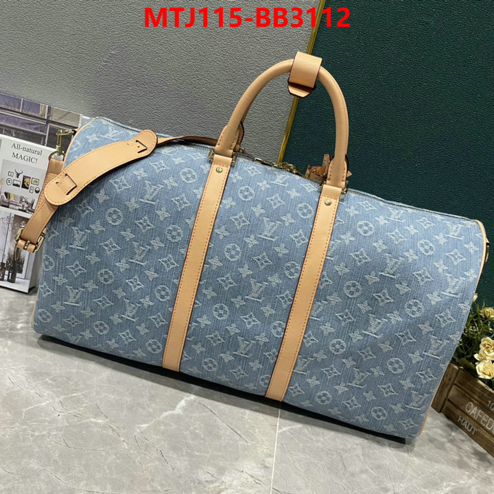 LV Bags(4A)-Keepall BandouliRe 45-50- fake cheap best online ID: BB3112 $: 115USD,