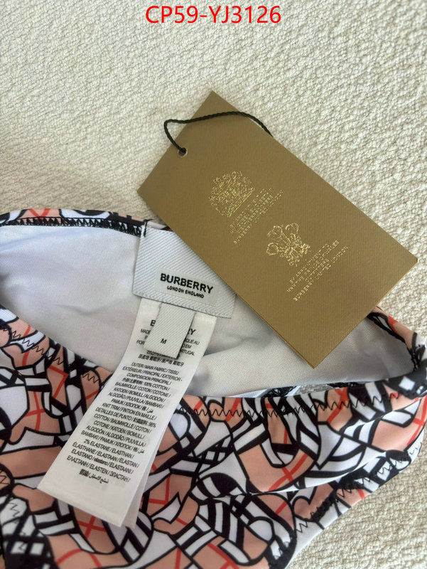 Swimsuit-Burberry cheap ID: YJ3126 $: 59USD