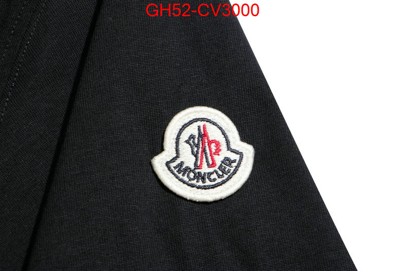 Clothing-Moncler 2024 perfect replica designer ID: CV3000 $: 52USD