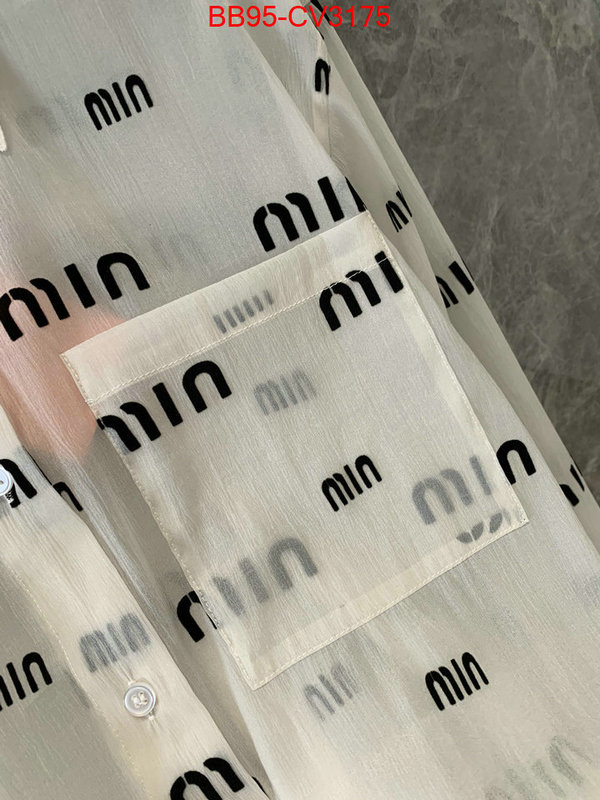 Clothing-MIU MIU designer 1:1 replica ID: CV3175 $: 95USD