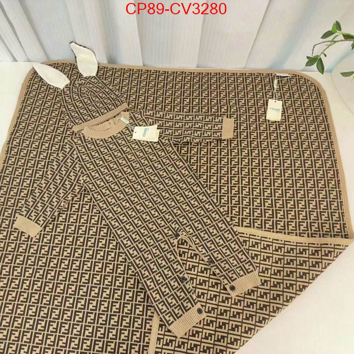 Kids clothing-Fendi outlet 1:1 replica ID: CV3280 $: 89USD