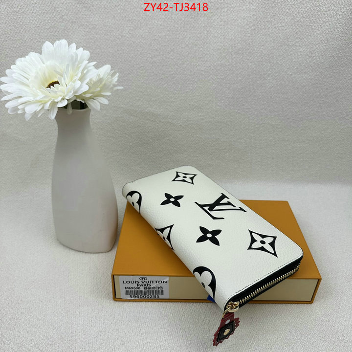 LV Bags(4A)-Wallet where quality designer replica ID: TJ3418 $: 42USD,