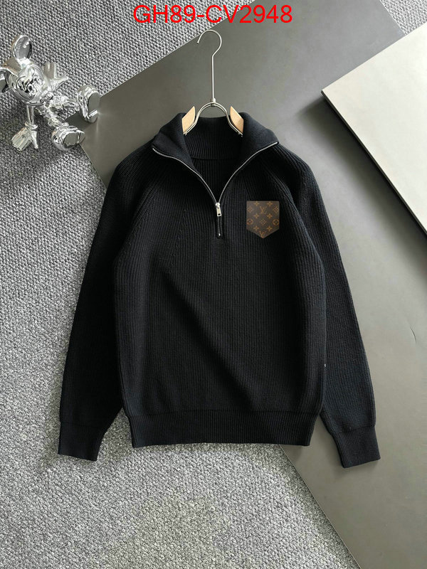 Clothing-LV fake designer ID: CV2948 $: 89USD