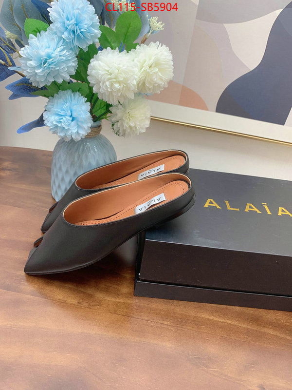 Women Shoes-ALAIA top designer replica ID: SB5904 $: 115USD