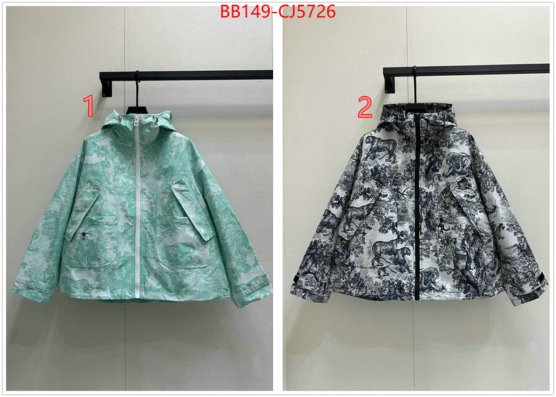 Clothing-Dior 2024 aaaaa replica 1st copy ID: CJ5726 $: 149USD