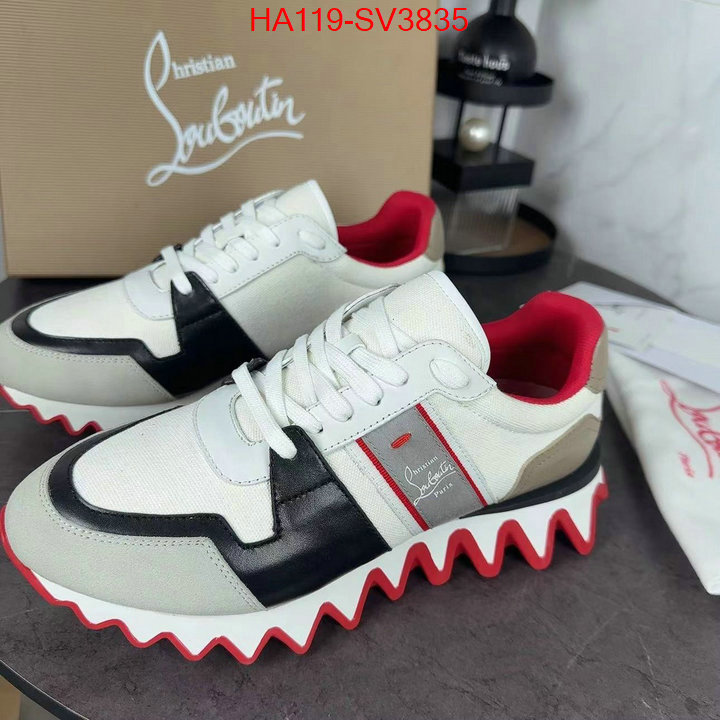 Men Shoes-Christian Louboutin 2024 perfect replica designer ID: SV3835 $: 119USD