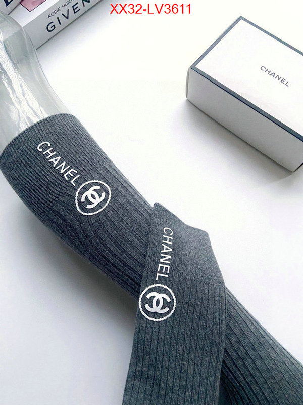 Sock-Chanel for sale cheap now ID: LV3611 $: 32USD