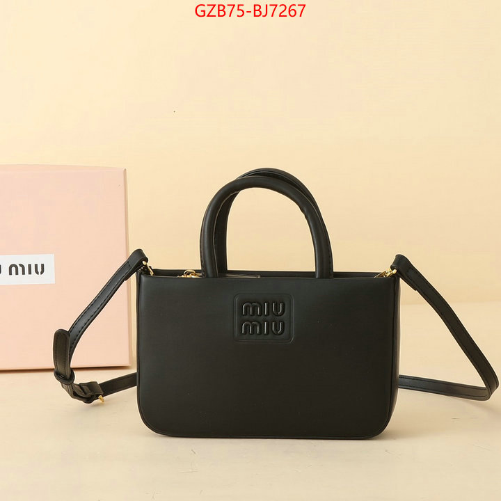 Miu Miu Bags(4A)-Handbag- perfect ID: BJ7267 $: 75USD,