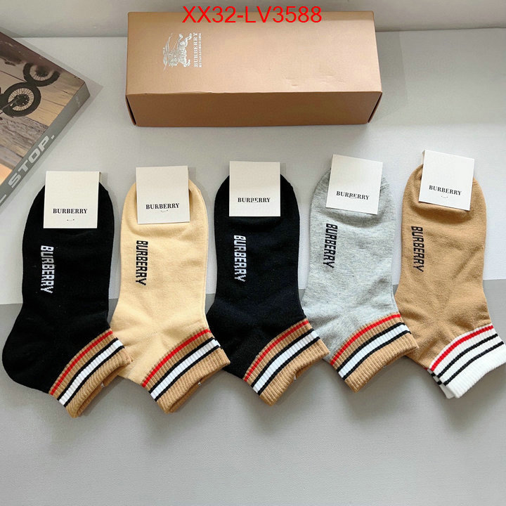 Sock-Burberry mirror quality ID: LV3588 $: 32USD